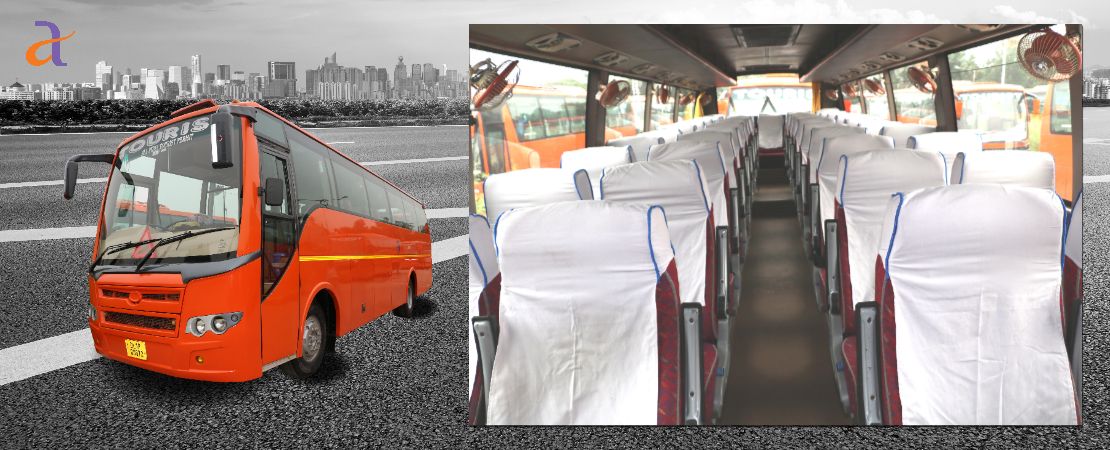 35 Seater Bus for Rent, 35 Seater Bus Hire in Delhi, 35-Seater Coach
