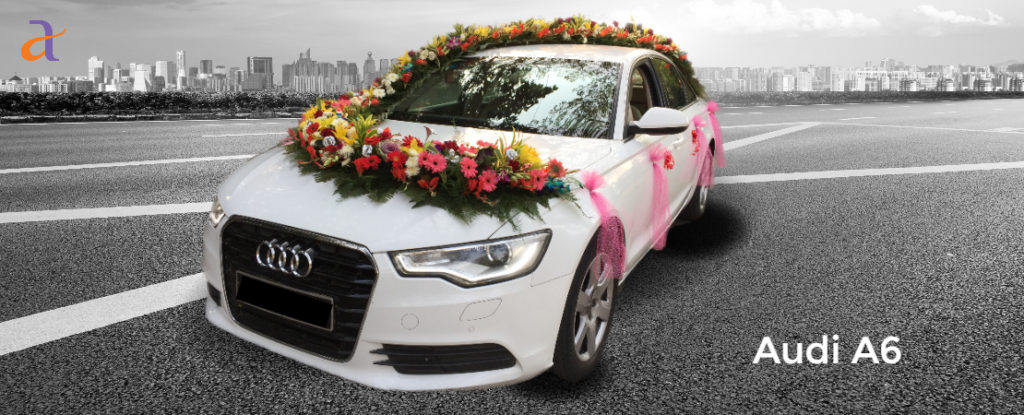 Audi A6 Wedding Car, Audi A6 Car Booking for Marriage